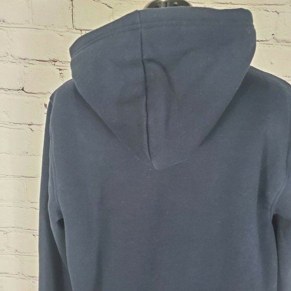 Tommy Hilfiger Men's Size M Navy Sweatshirt Logo Hoodie - Picture 7 of 8